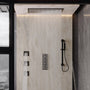 32*16 inch 3-Function Thermostatic Shower System with Body Jets