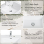 48-inch Floating Bathroom Vanity with Sink Wall-Mounted Bathroom Cabinet