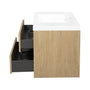 48-inch Floating Bathroom Vanity with Sink Wall-Mounted Bathroom Cabinet