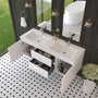 60-inch Wall-Mounted Bathroom Vanity with Resin Sink and Soft-Close Drawers