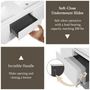 60-inch Wall-Mounted Bathroom Vanity with Resin Sink and Soft-Close Drawers