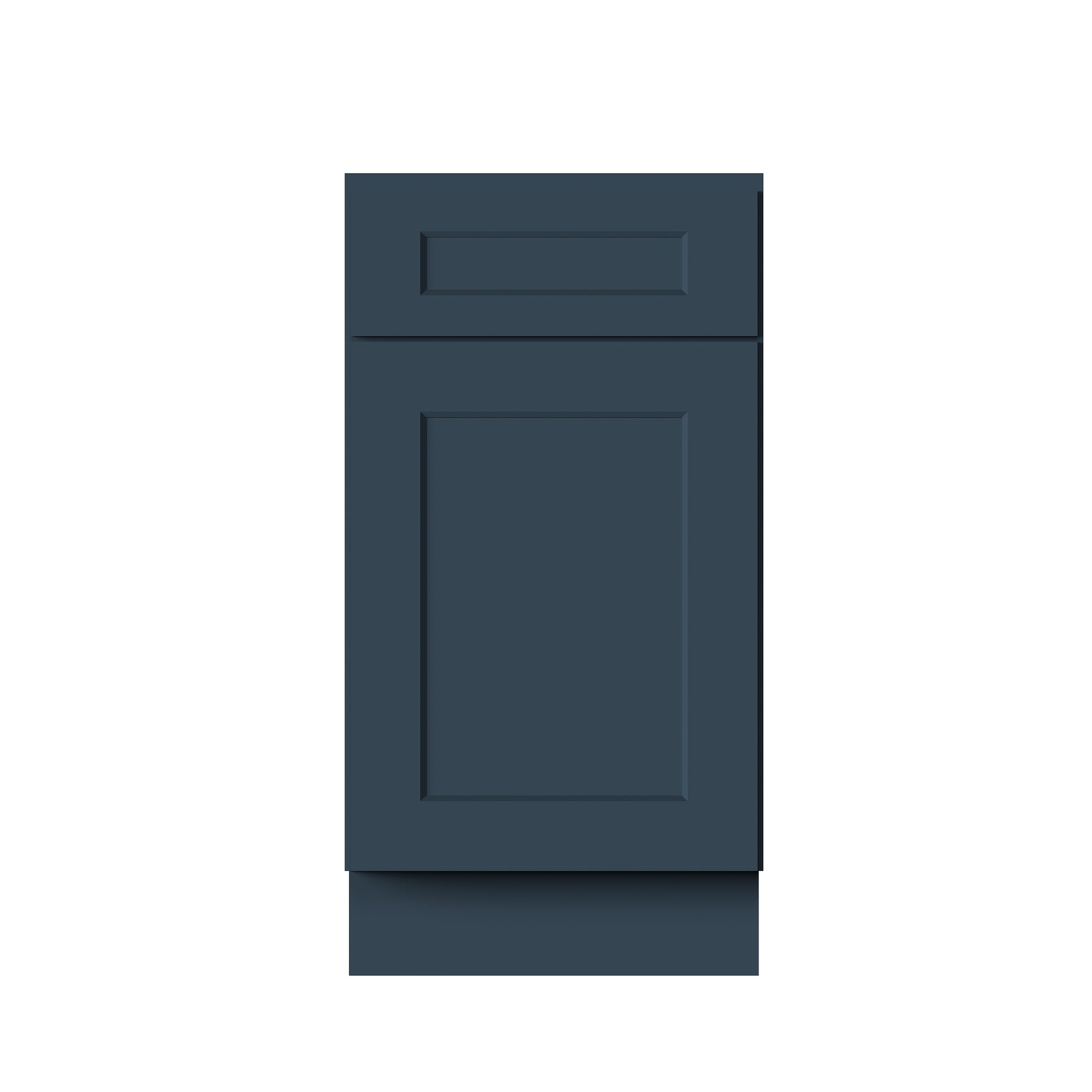 Cyber Grey RTA Kitchen Cabinets - L-Shaped Cabinet Set (13' × 7' Layout)