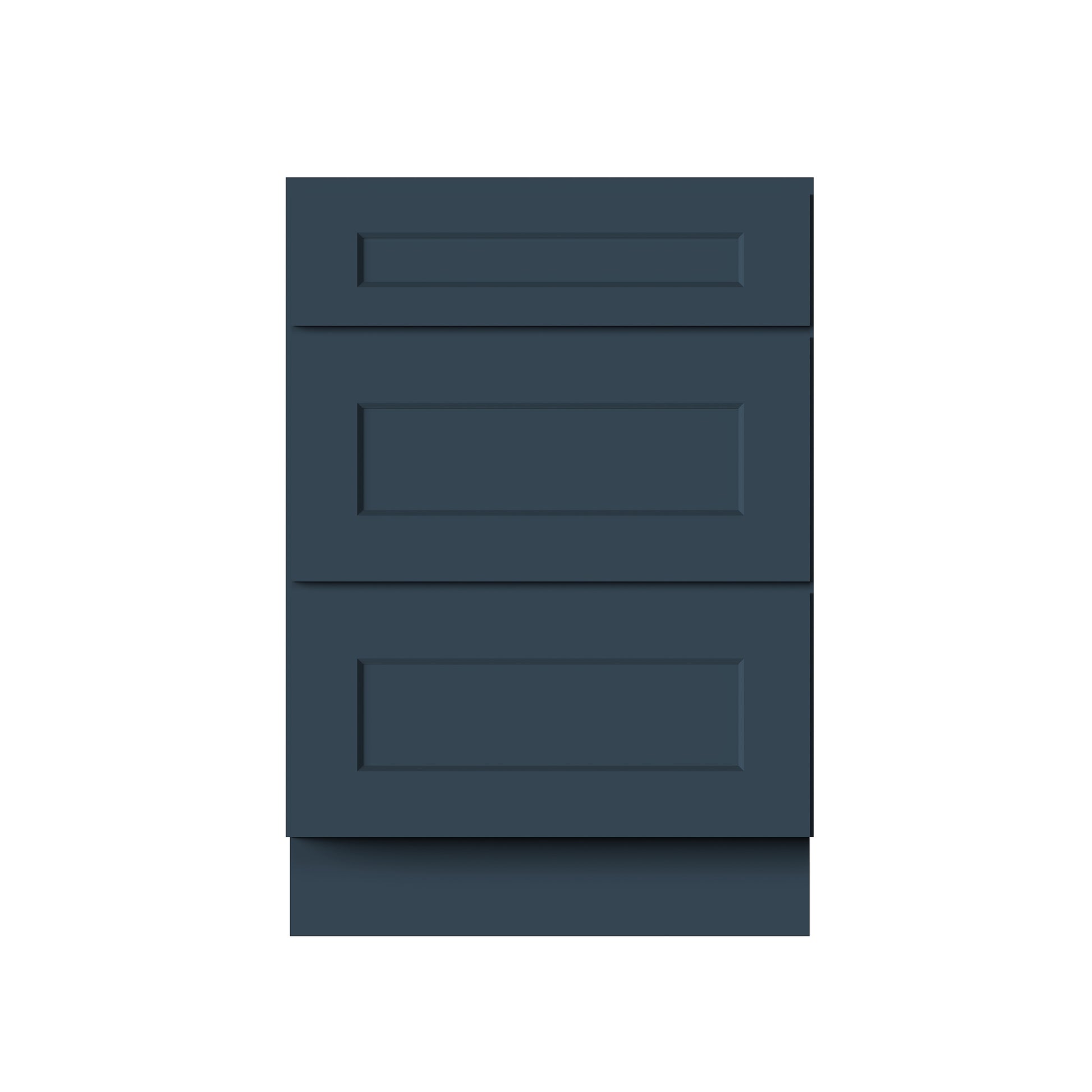 Cyber Grey RTA Kitchen Cabinets - L-Shaped Cabinet Set (13' × 7' Layout)