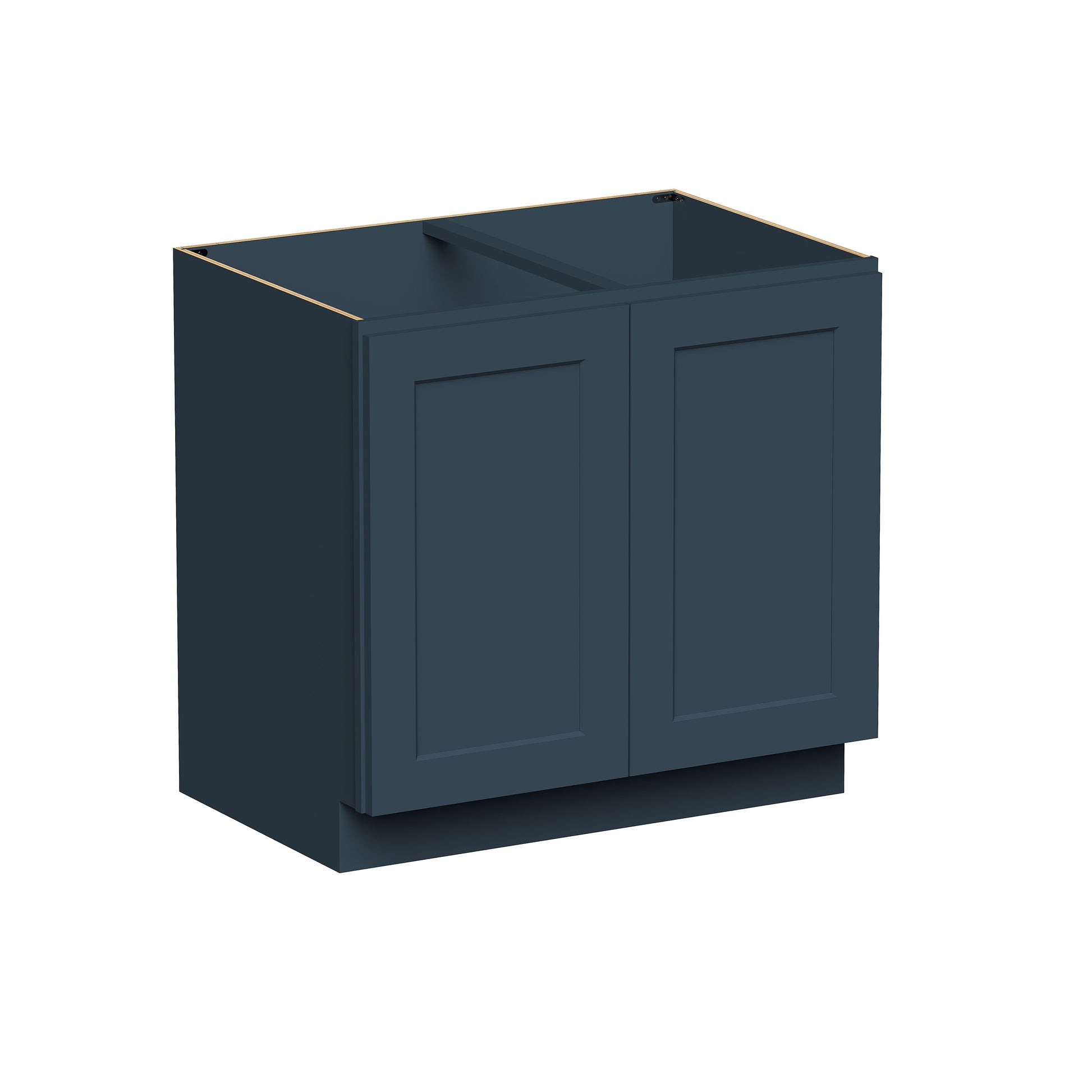 Cyber Grey RTA Kitchen Cabinets - L-Shaped Cabinet Set (13' × 7' Layout)