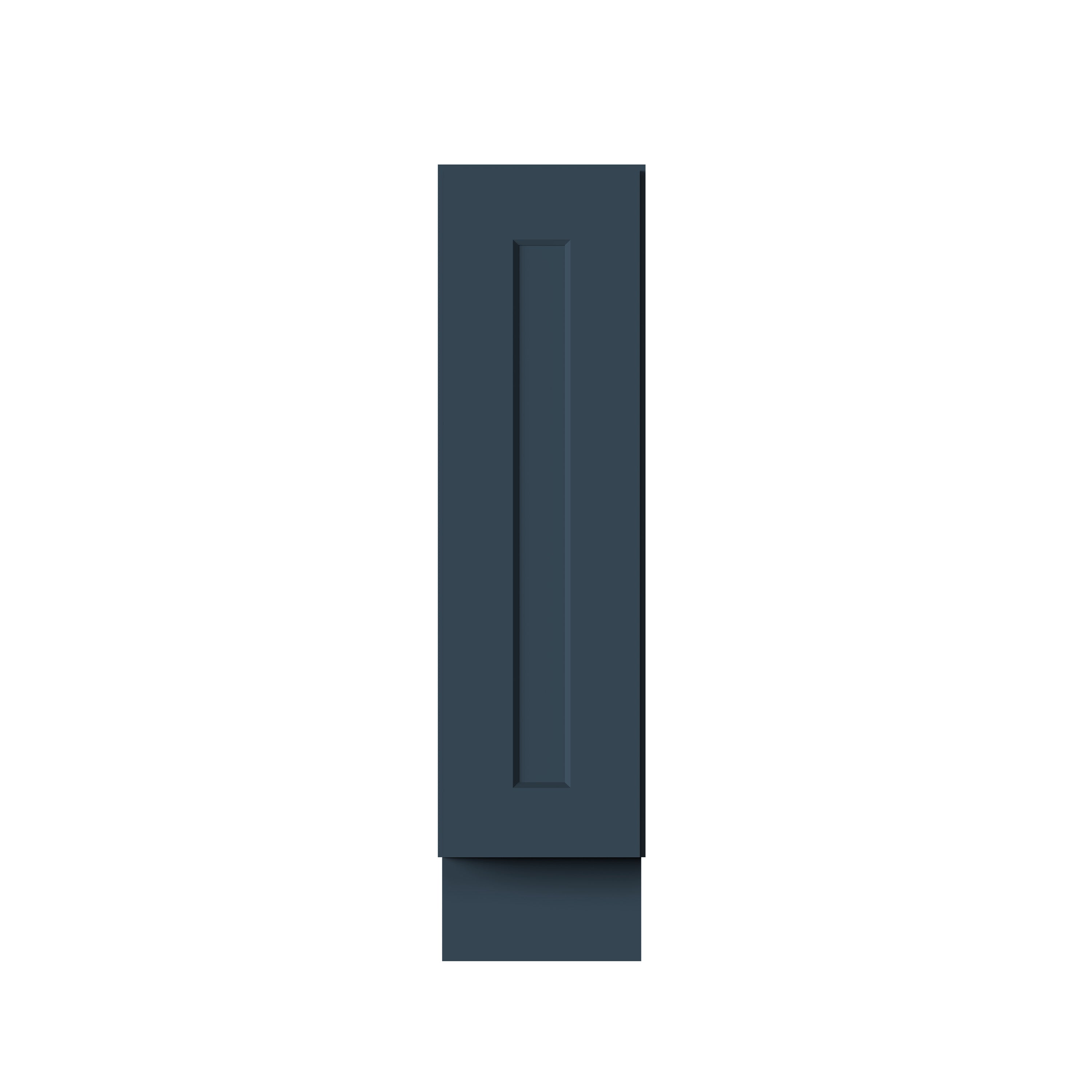 Cyber Grey RTA Kitchen Cabinets - L-Shaped Cabinet Set (13' × 7' Layout)