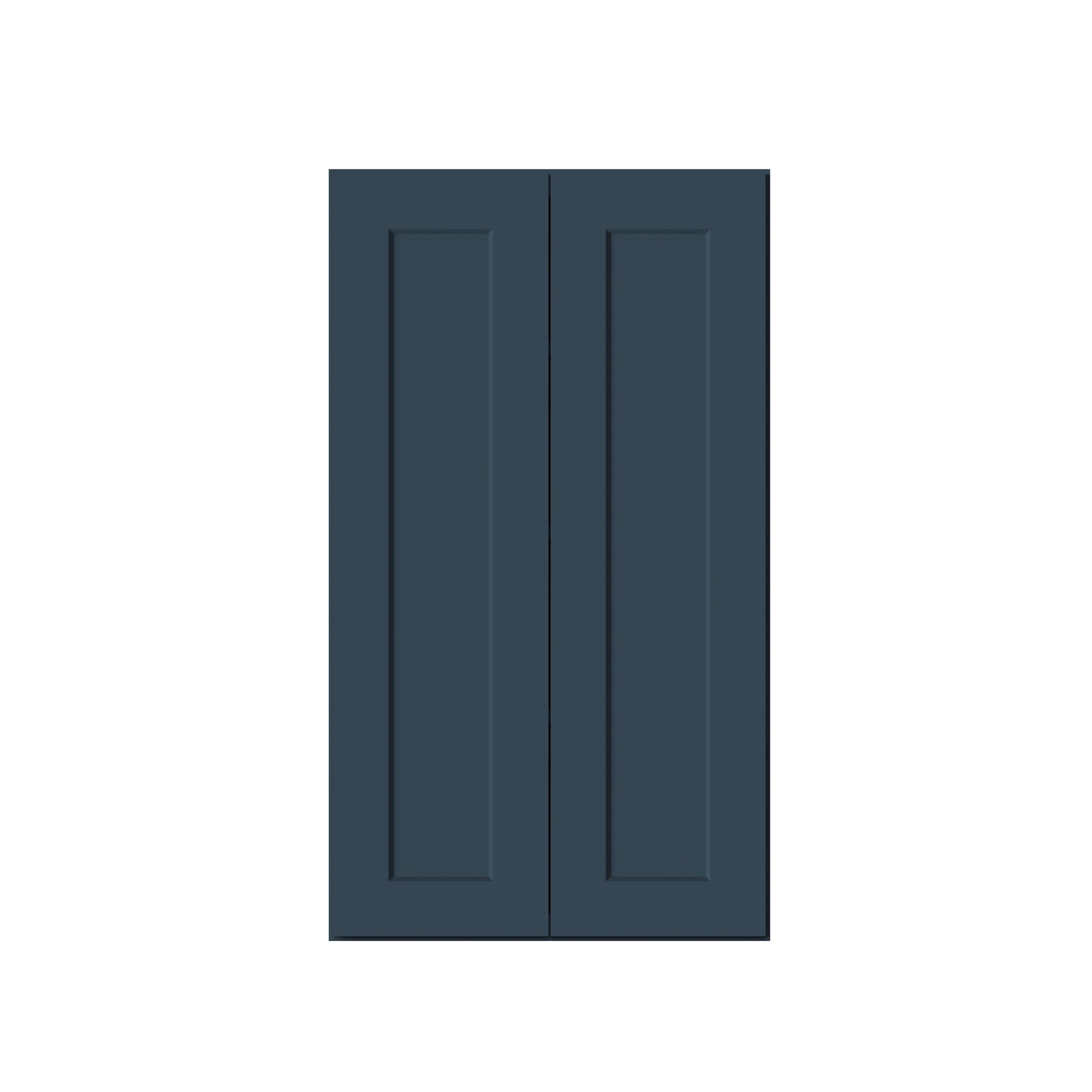 Cyber Grey RTA Kitchen Cabinets - L-Shaped Cabinet Set (13' × 7' Layout)