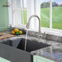 Casainc Single-Handle Kitchen Faucet with  Pull-Out Sprayer
