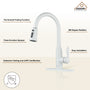 Casainc Single-Handle Kitchen Faucet with  Pull-Out Sprayer