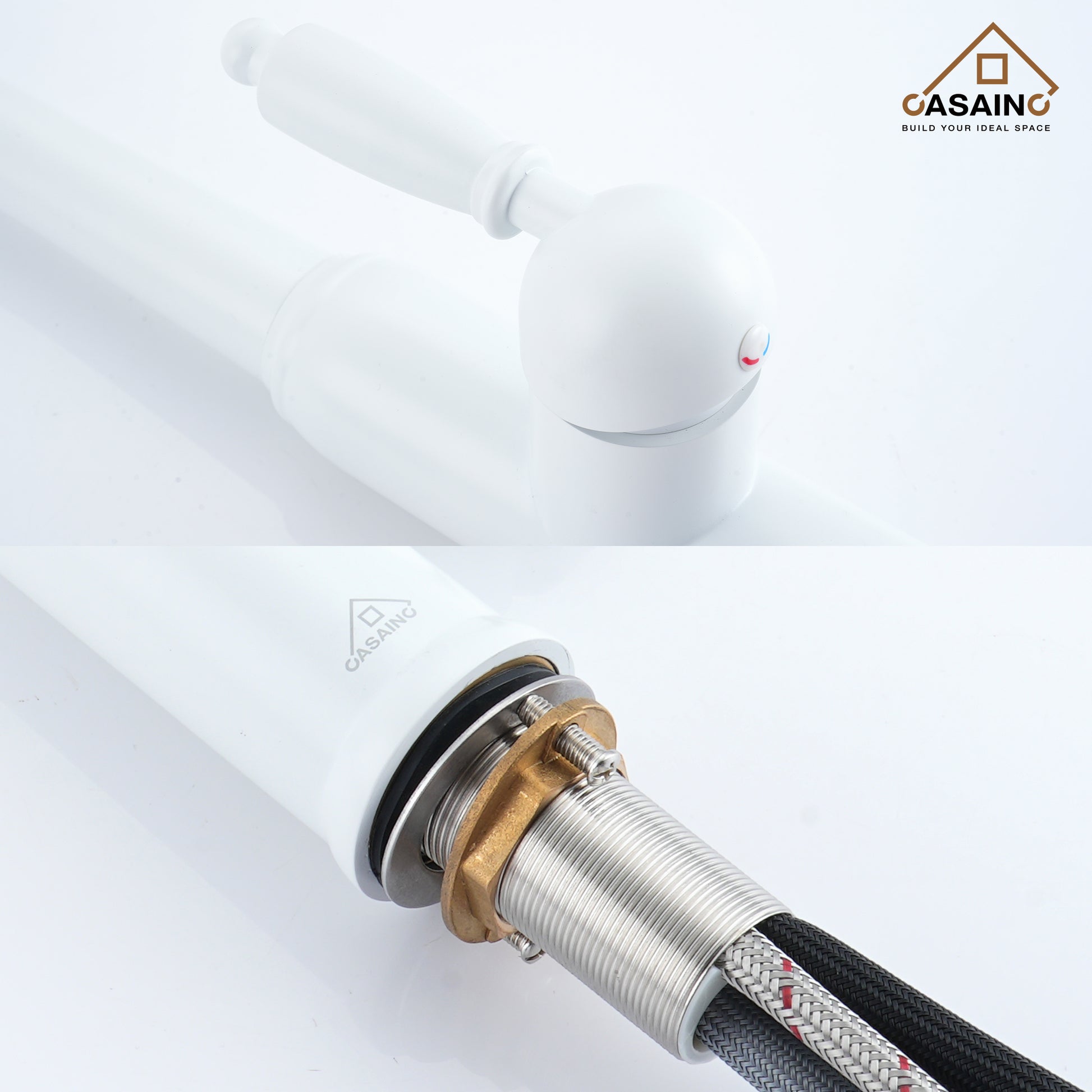 Casainc Single-Handle Kitchen Faucet with  Pull-Out Sprayer