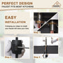 Single-Handle Pull-Out Sprayer Kitchen Faucet Deckplate Included in Brushed Nickel/Matte Black/Matte White/Brushed Gold