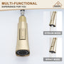 Single-Handle Pull-Out Sprayer Kitchen Faucet Deckplate Included in Brushed Nickel/Matte Black/Matte White/Brushed Gold