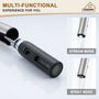 Single-Handle Kitchen Faucet with Pull-Out Sprayer in Matte Black Brushed Nickel Brushed Gold