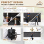 CASAINC Single-Handle Pull-Out Sprayer Kitchen Faucet with Digital Display