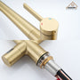 CASAINC Single-Handle Pull-Out Sprayer Kitchen Faucet with Digital Display