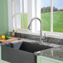 CASAINC Single-Handle Pull-Out Sprayer Kitchen Faucet with Digital Display