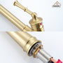 CASAINC Single-Handle Kitchen Faucet with Pull-Out Sprayer in Brushed Nickel/Matte Black/Matte White/Brushed Gold