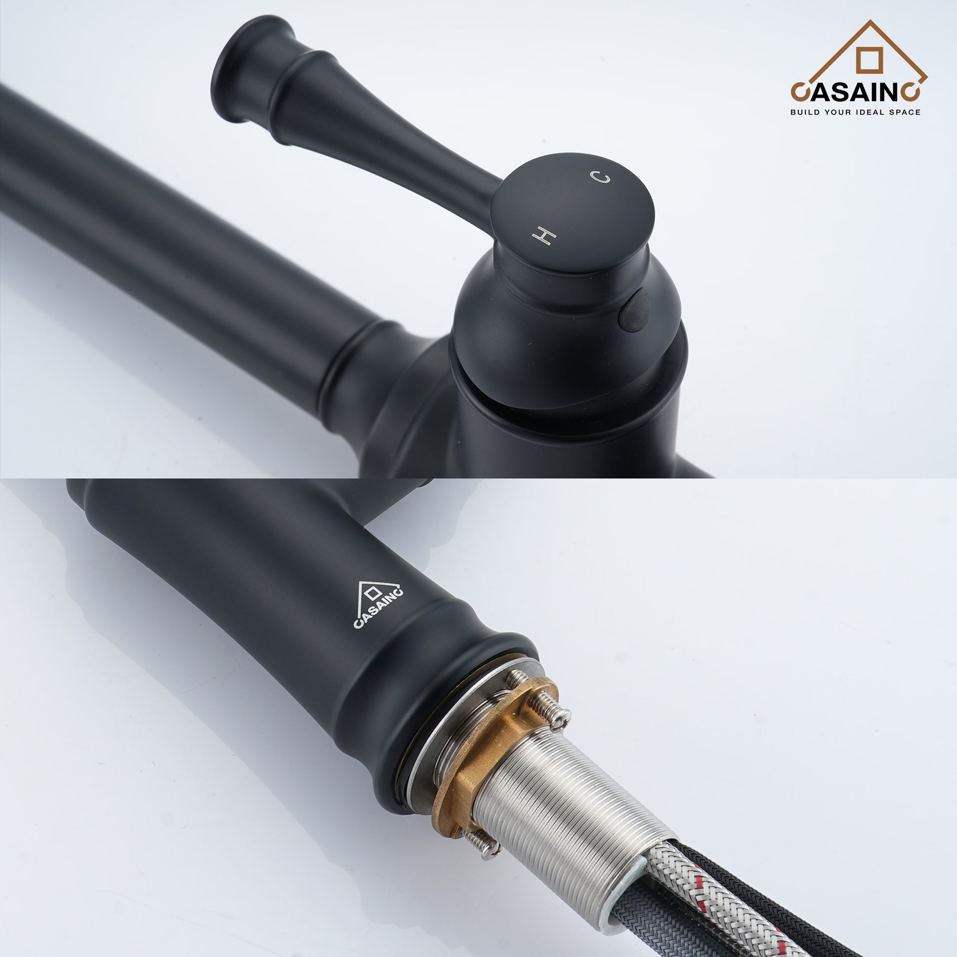 Single-Handle Kitchen Faucet with  Pull-Out Sprayer