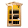 2-Person Outdoor Far Infrared Sauna with Bluetooth & LED Lights