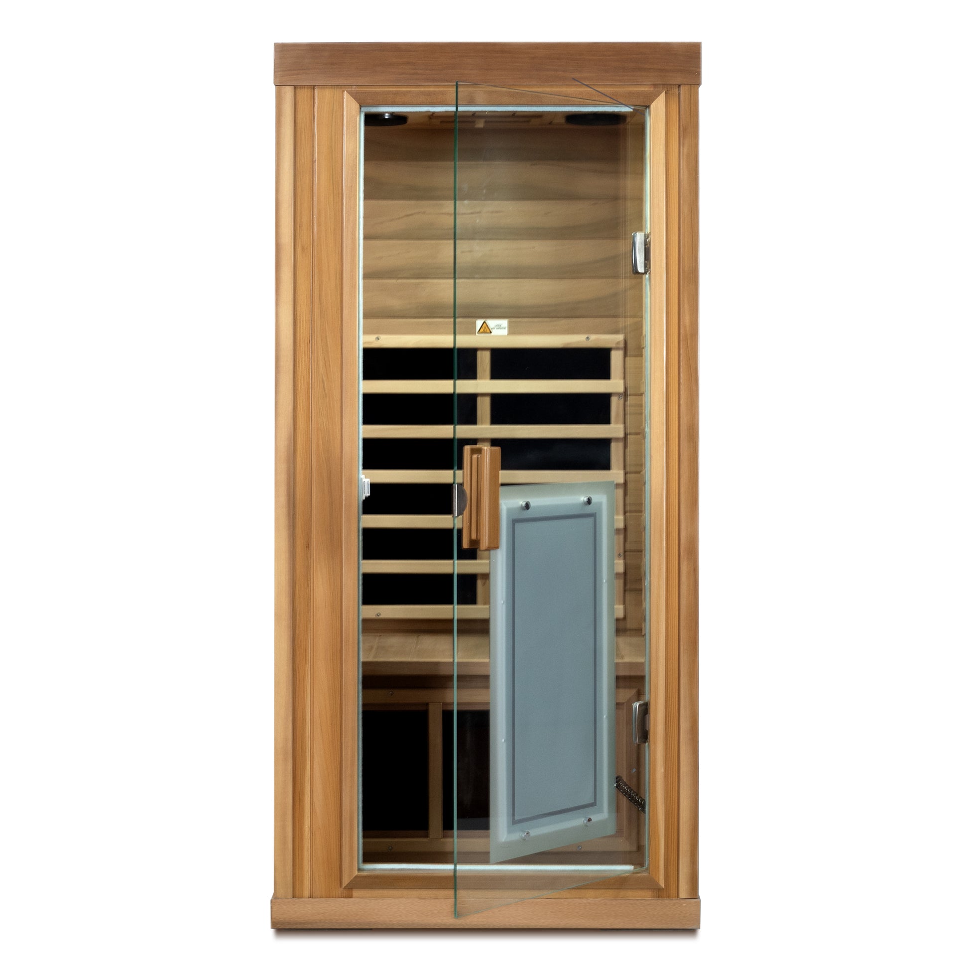 One-Person Far Infrared Red Cedar Indoor Sauna with 8 Heating Panels
