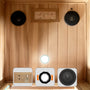 One-Person Far Infrared Red Cedar Indoor Sauna with 8 Heating Panels