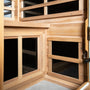 One-Person Far Infrared Red Cedar Indoor Sauna with 8 Heating Panels
