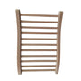 Hemlock Sauna Backrest Ergonomic Wooden Lumbar Support with Slatted Design