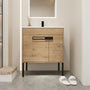 24"/30"/36" Freestanding Plywood Bathroom Vanity with Ceramic Sink