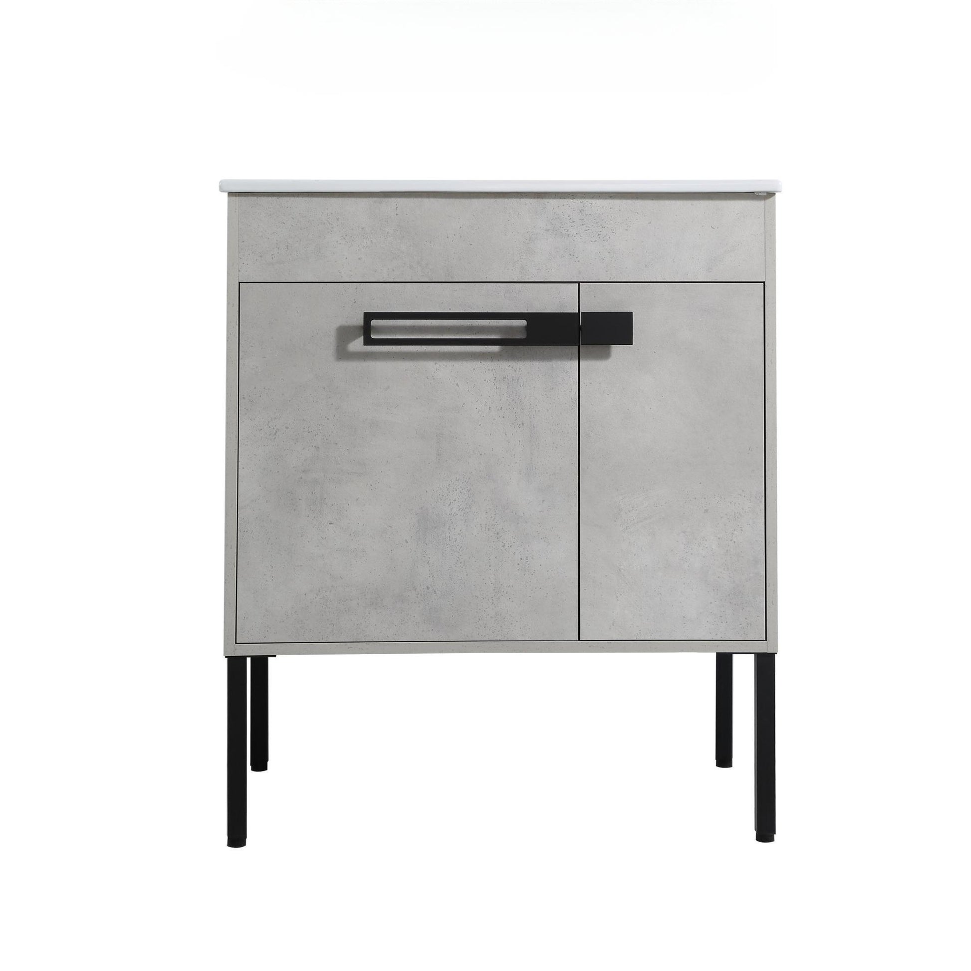 24"/30"/36" Freestanding Plywood Bathroom Vanity with Ceramic Sink