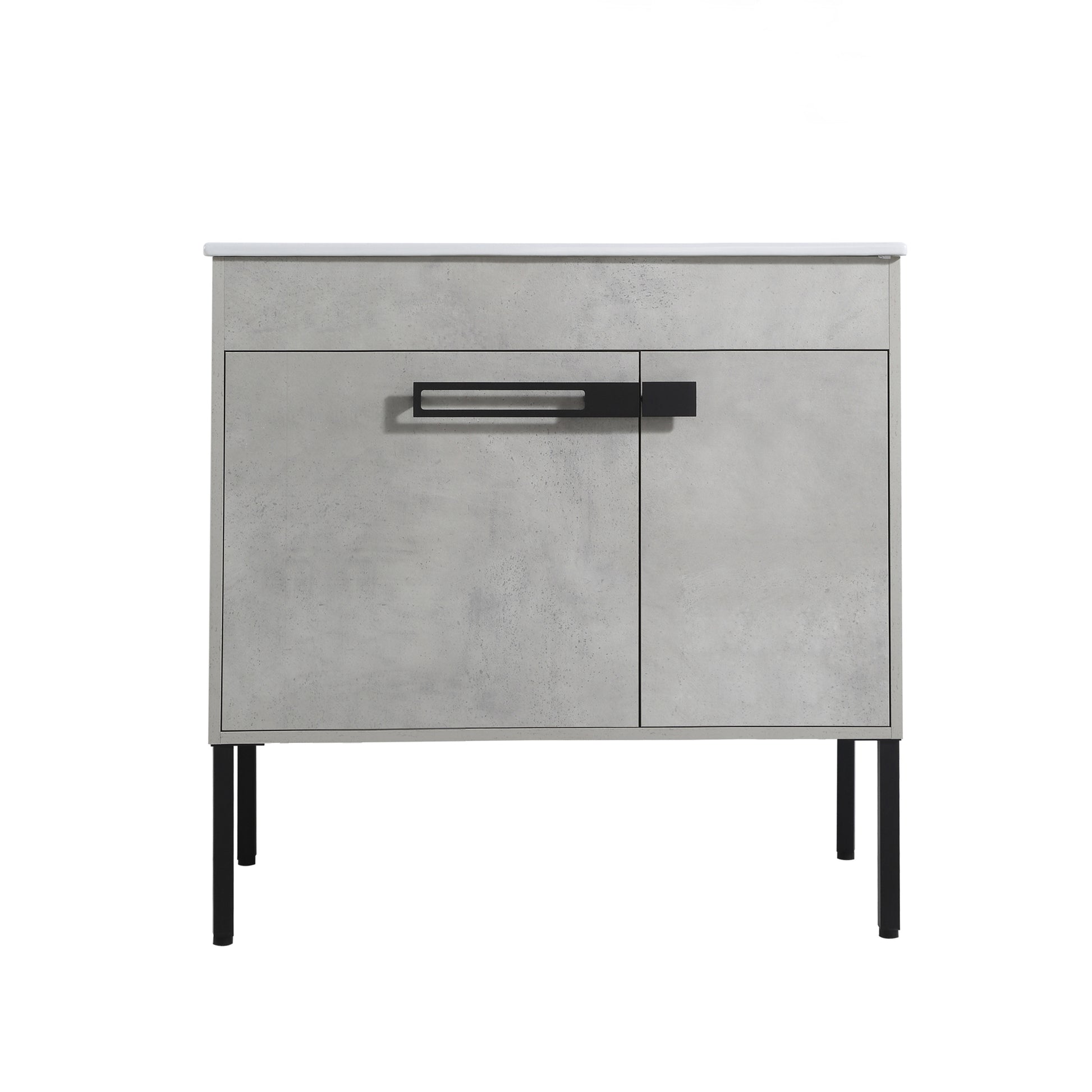 24"/30"/36" Freestanding Plywood Bathroom Vanity with Ceramic Sink