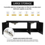 24/48 Inch Stylish Floating Wall-Mounted Bathroom Vanity with Ceramic Sink