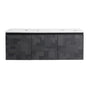 24/48 Inch Stylish Floating Wall-Mounted Bathroom Vanity with Ceramic Sink