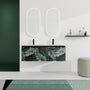 24/48 Inch Stylish Floating Wall-Mounted Bathroom Vanity with Ceramic Sink