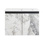 24/48 Inch Stylish Floating Wall-Mounted Bathroom Vanity with Ceramic Sink