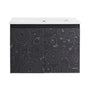 24/48 Inch Stylish Floating Wall-Mounted Bathroom Vanity with Ceramic Sink