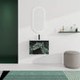 24/48 Inch Stylish Floating Wall-Mounted Bathroom Vanity with Ceramic Sink