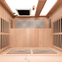 1-Person Low EMF Hemlock Far-Infrared Indoor Sauna with Bluetooth