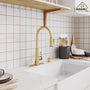 CASAINC 1.8gpm Infrared Induction Touchless Pull Down Single Handle Kitchen Faucet With LED Function, Soap Dispenser Included