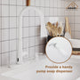 CASAINC 1.8gpm Infrared Induction Touchless Pull Down Single Handle Kitchen Faucet With LED Function, Soap Dispenser Included