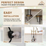 Double-Handle Kitchen Faucet with Pull-Out Sprayer Infrared Sensor in Brushed Nickel/Matte Black/Brushed Gold