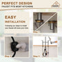 Double-Handle Kitchen Faucet with Pull-Out Sprayer Infrared Sensor in Brushed Nickel/Matte Black/Brushed Gold