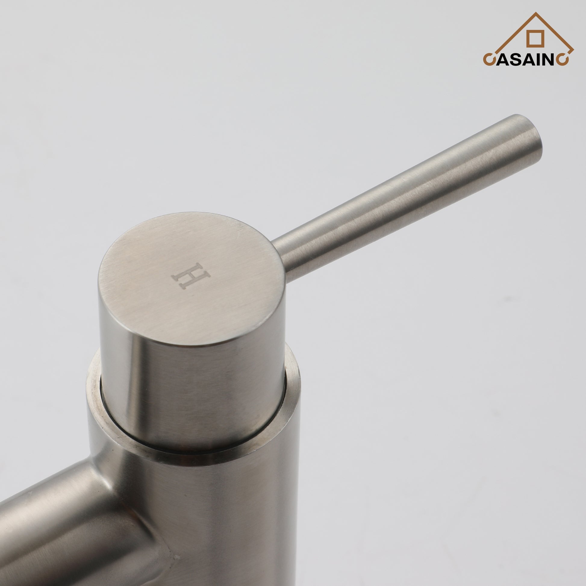 3 Hole Kitchen Faucet with Pull Down Sprayer and Faucet Side Sprayer Matte Black Brushed Gold Brushed Nickel