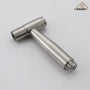 3 Hole Kitchen Faucet with Pull Down Sprayer and Faucet Side Sprayer Matte Black Brushed Gold Brushed Nickel
