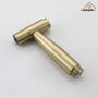 3 Hole Kitchen Faucet with Pull Down Sprayer and Faucet Side Sprayer Matte Black Brushed Gold Brushed Nickel