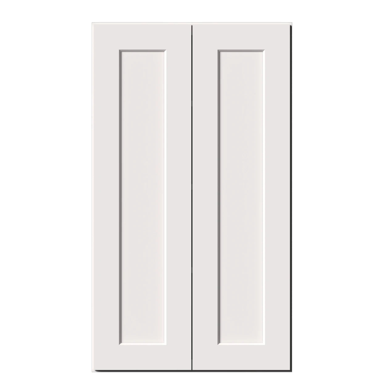 White Shaker RTA Kitchen Cabinets - L-Shaped Cabinet Set (13' × 7' Layout)