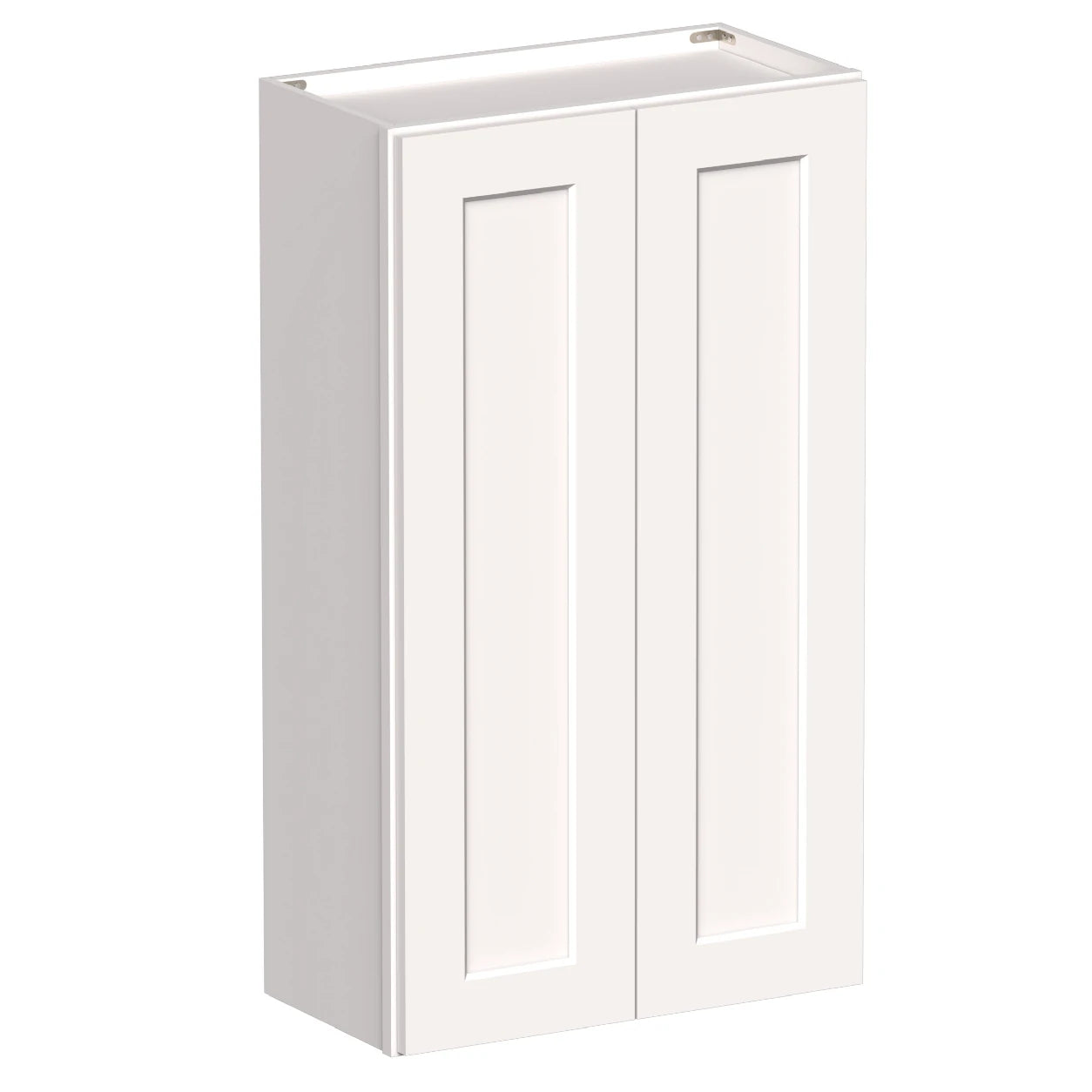 White Shaker RTA Kitchen Cabinets - L-Shaped Cabinet Set (13' × 7' Layout)
