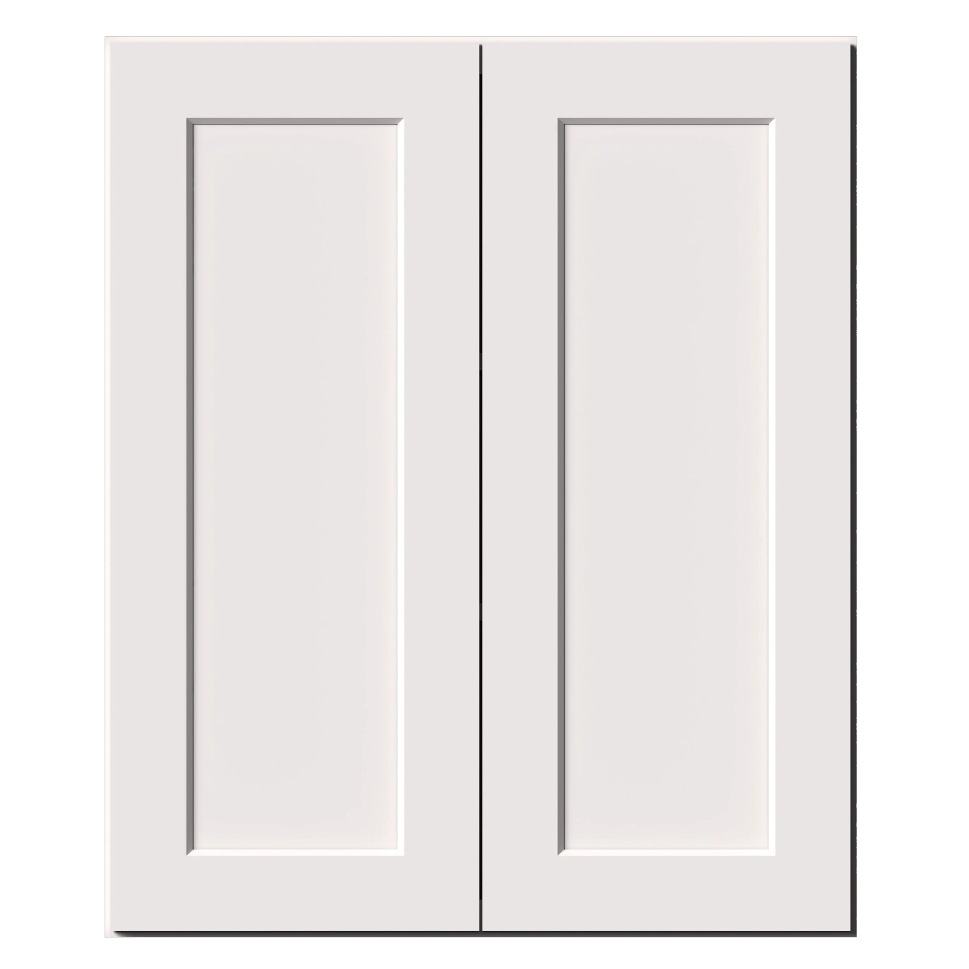 White Shaker RTA Kitchen Cabinets - L-Shaped Cabinet Set (13' × 7' Layout)