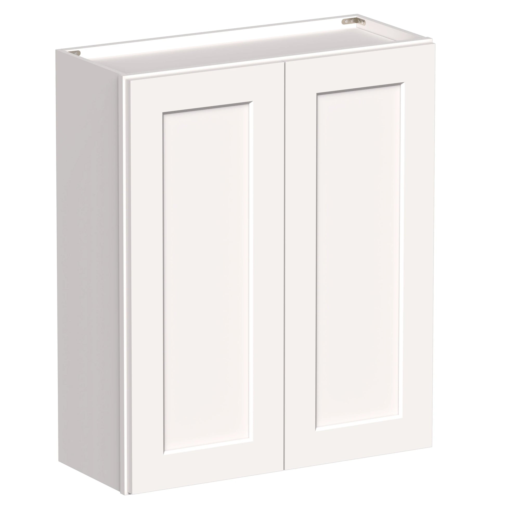 White Shaker RTA Kitchen Cabinets - L-Shaped Cabinet Set (13' × 7' Layout)