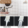 CASAINC Infrared Induction touchless pull down single handle Kitchen Faucet With LED Function in Matte Black/1.8gpm, soap dispenser contain-CASAINC