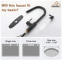CASAINC Infrared Induction touchless pull down single handle Kitchen Faucet With LED Function in Matte Black/1.8gpm, soap dispenser contain-CASAINC