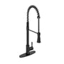 CASAINC 1.8GPM Modern Spring Pull Out Kitchen Faucet in Brushed Nickel and More-CASAINC